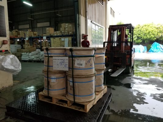 cáp thép mạ kẽm bọc nhựa hàn quốc