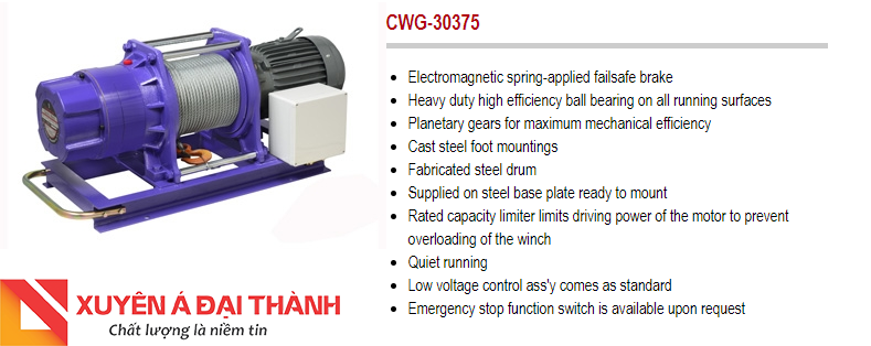 tời điện 900kg