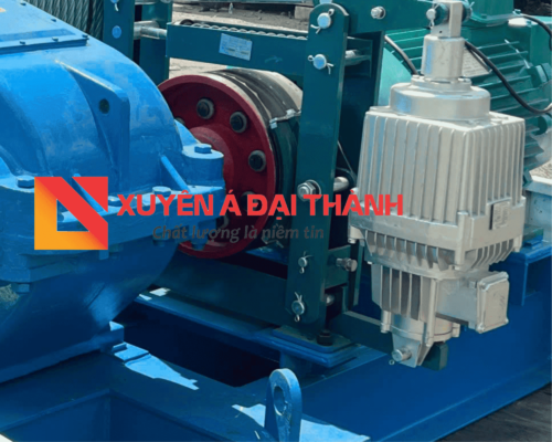 Phanh tời kéo mặt đất