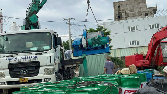 Tời điện tại Xuyên Á Đại Thành