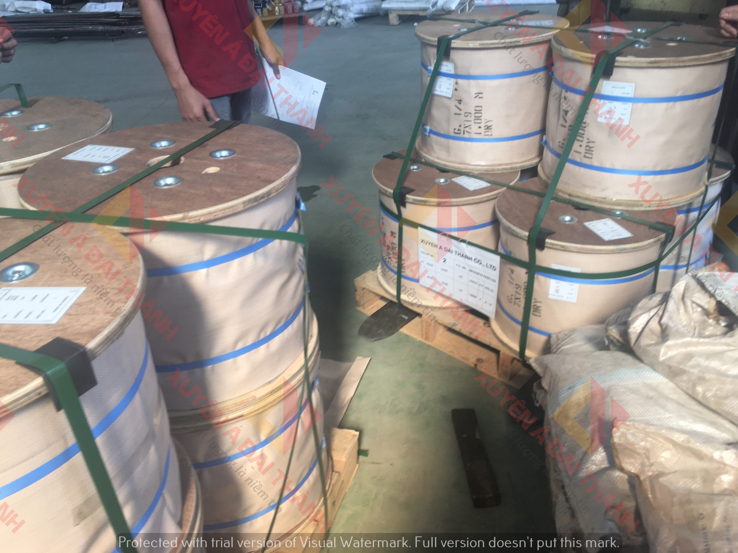 Cáp Thép Hàn Quốc Mạ Kẽm Xoán Phải ChungWoo Hàn Quốc