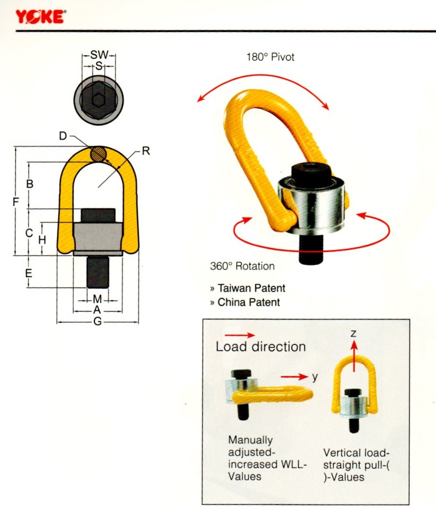 Tai cẩu neo 8-321 YOKE