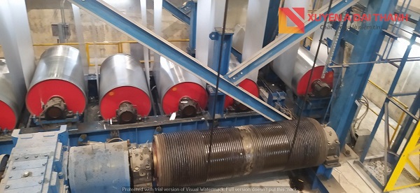 Cáp thép chất lượng cao được ứng dụng trong nhà máy sản xuất tôn Hòa Phát