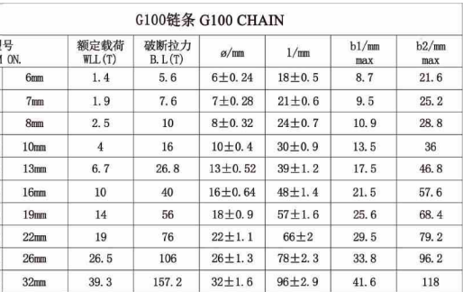 thong-so-ky-thuat-day-xich-cau-hang-g100