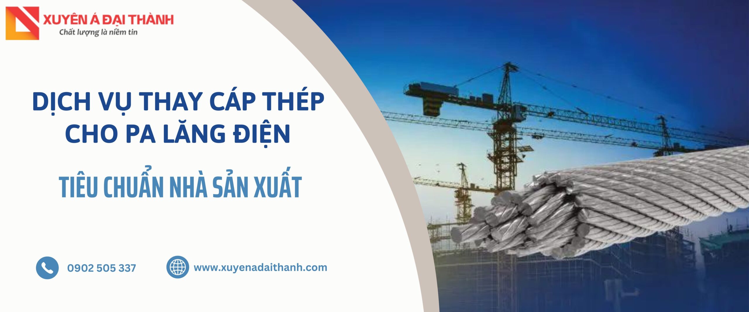 thay cáp thép