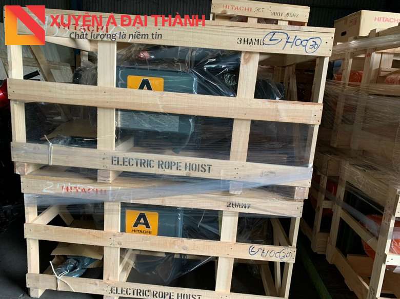pa lăng cáp điện 2 tấn hitachi
