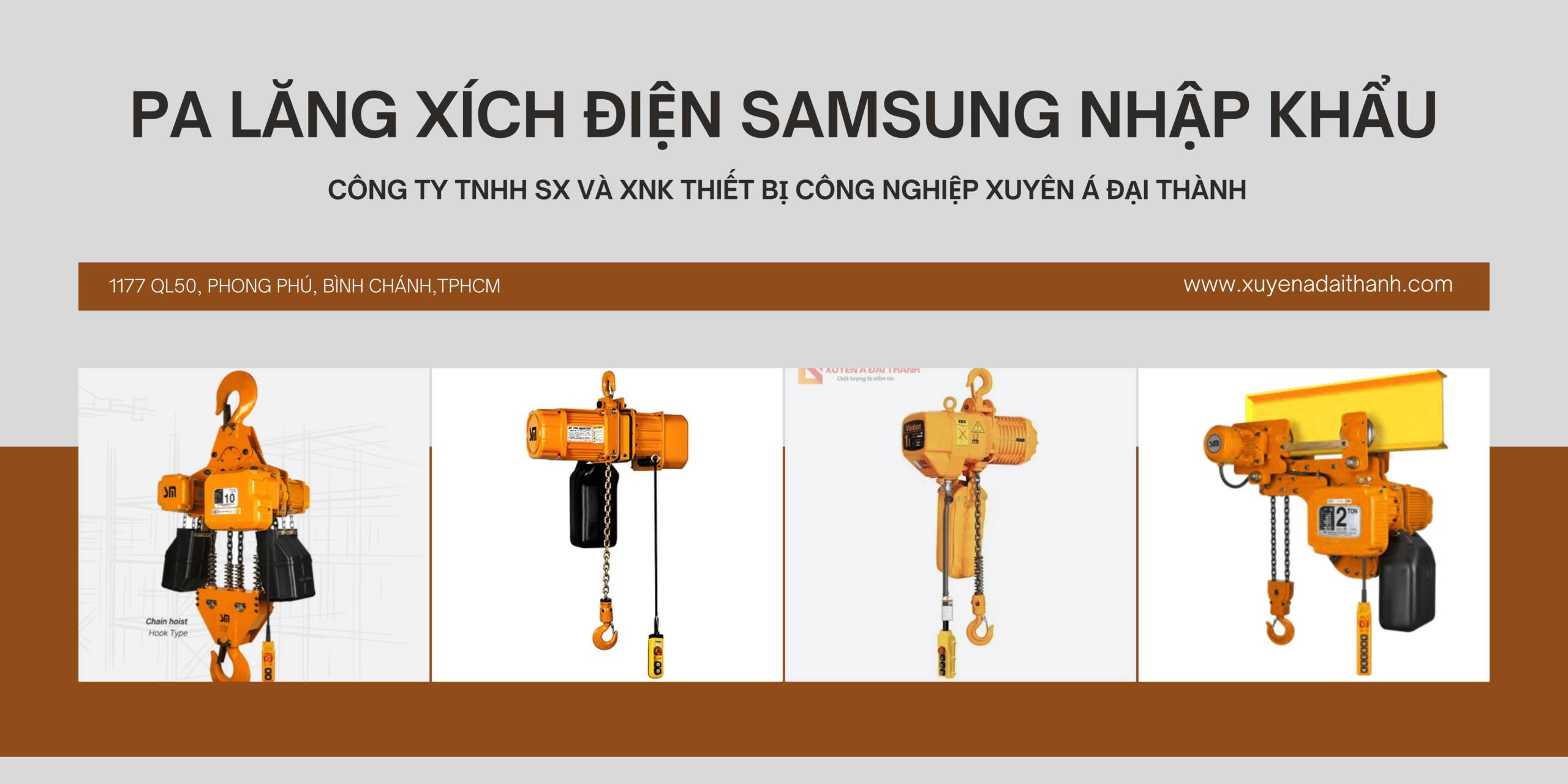 pa lăng xích điện samsung