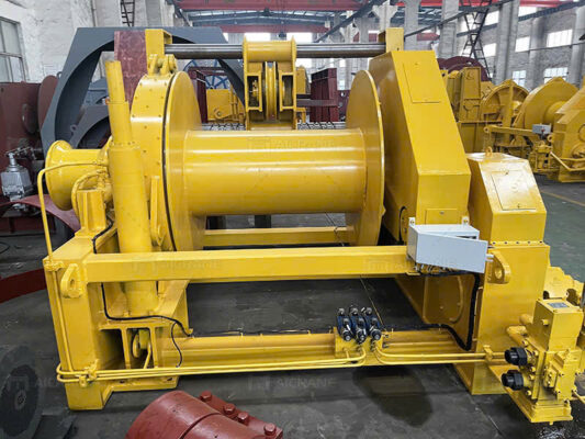 Trống cáp tời neo thủy lực