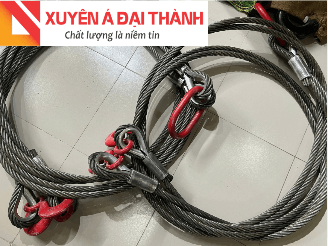 Sling cáp thép Hàn Quốc của công ty Xuyên Á Đại Thành