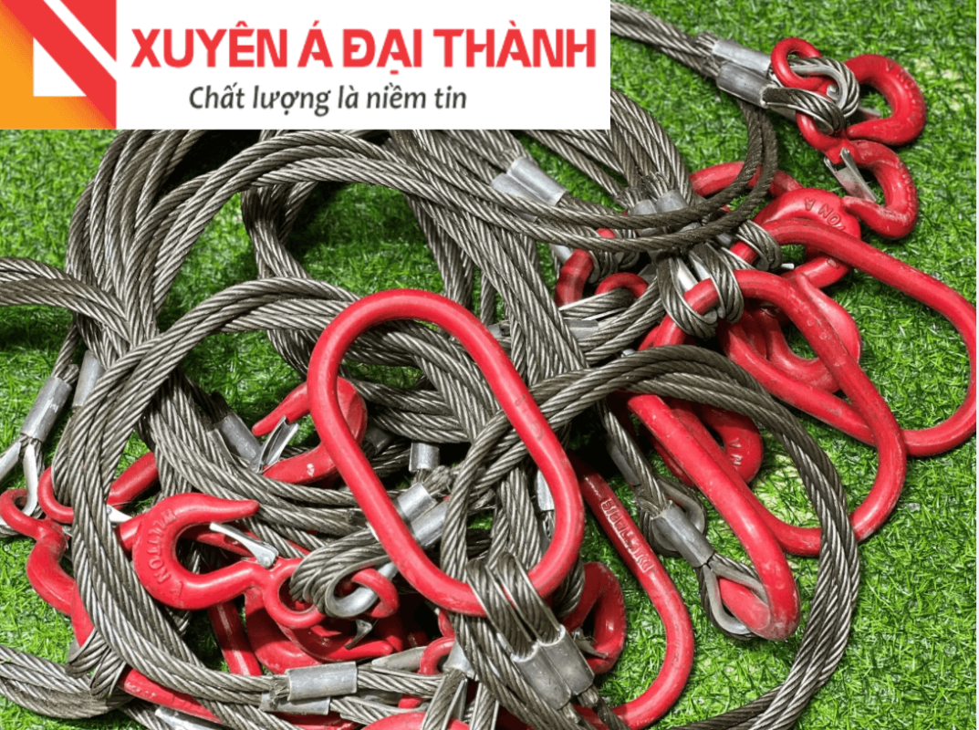 Cáp thép bấm chì 2 chân của Xuyên Á Đại Thành