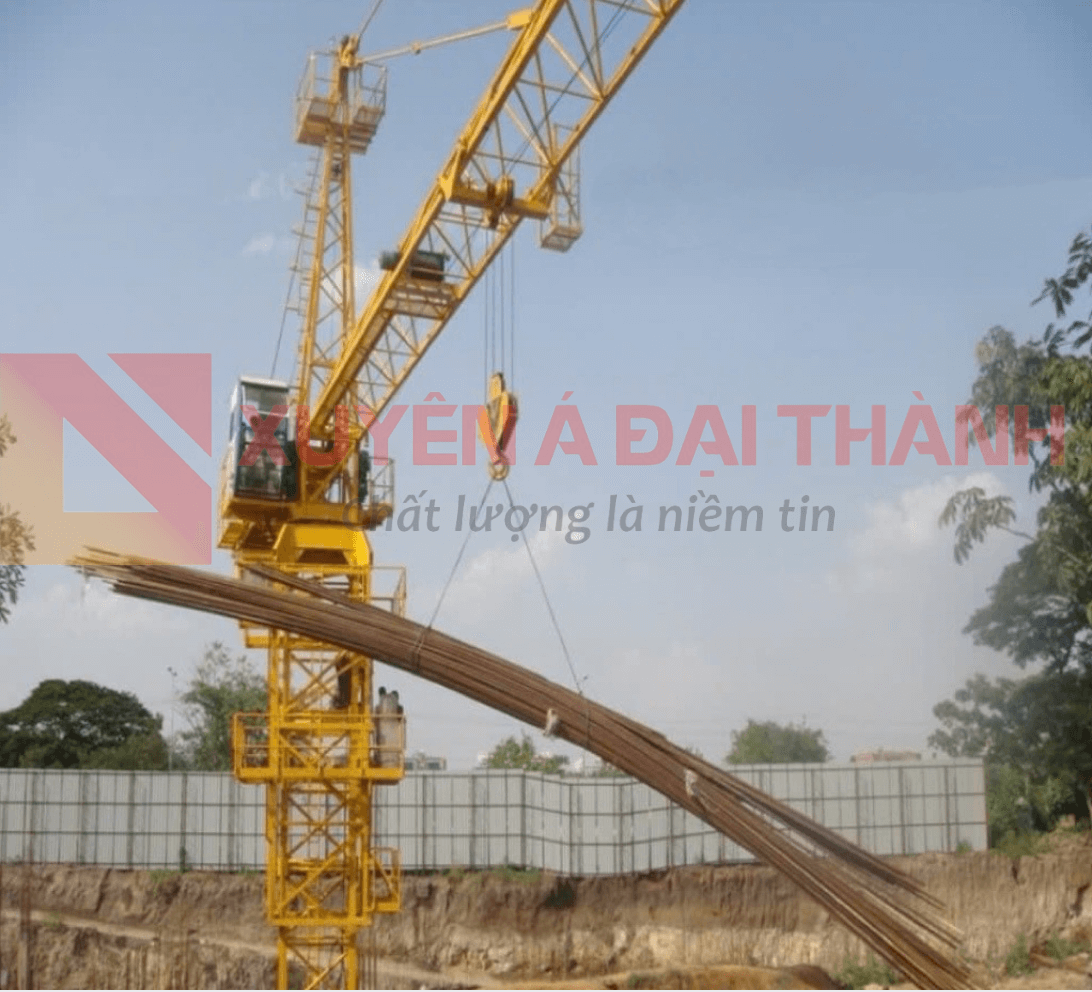 Cáp thép được dùng tại công trường