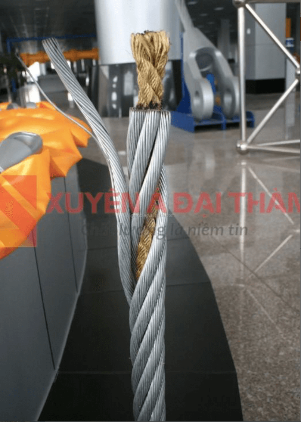 Cáp thép mạ kẽm loi bố Hàn Quốc