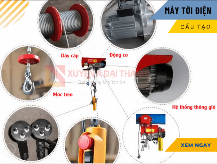 Cấu Tạo Tời Treo Mini
