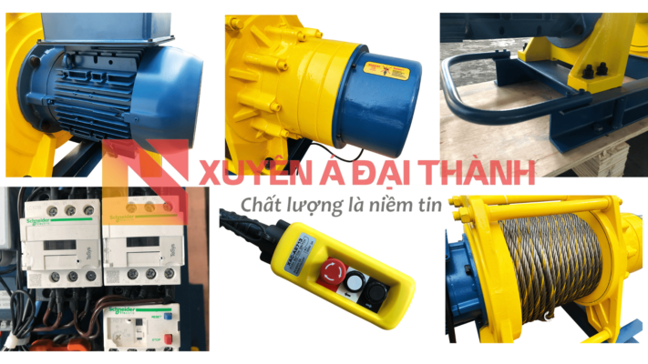 Cấu tạo máy tời điện 1.6 tấn