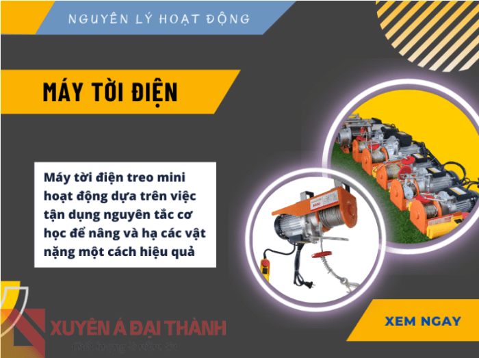 Nguyên Lý Hoạt Động Tời Treo Mini