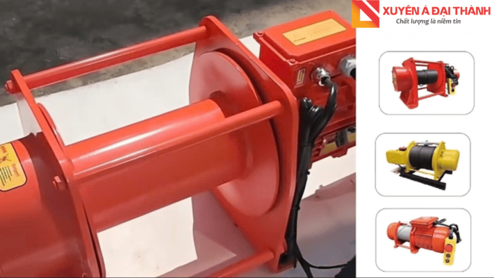 Tời Kéo Mặt Đất Công Suất nhỏ