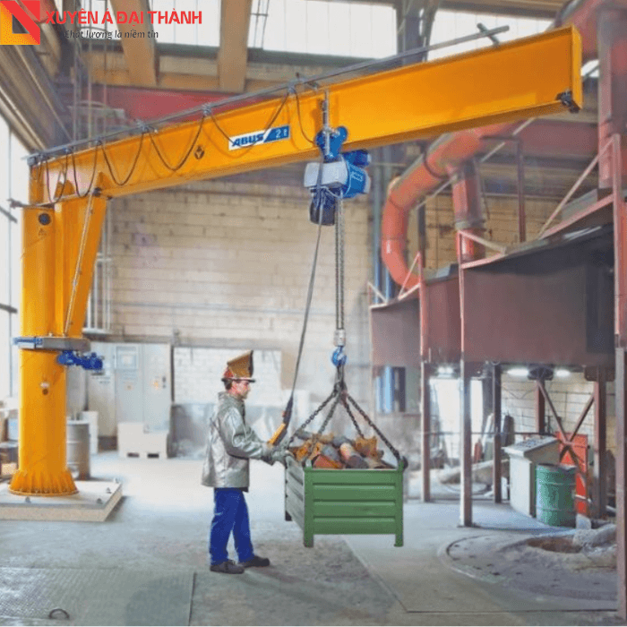 Ứng dụng palang xích điện - Ảnh mô phỏng