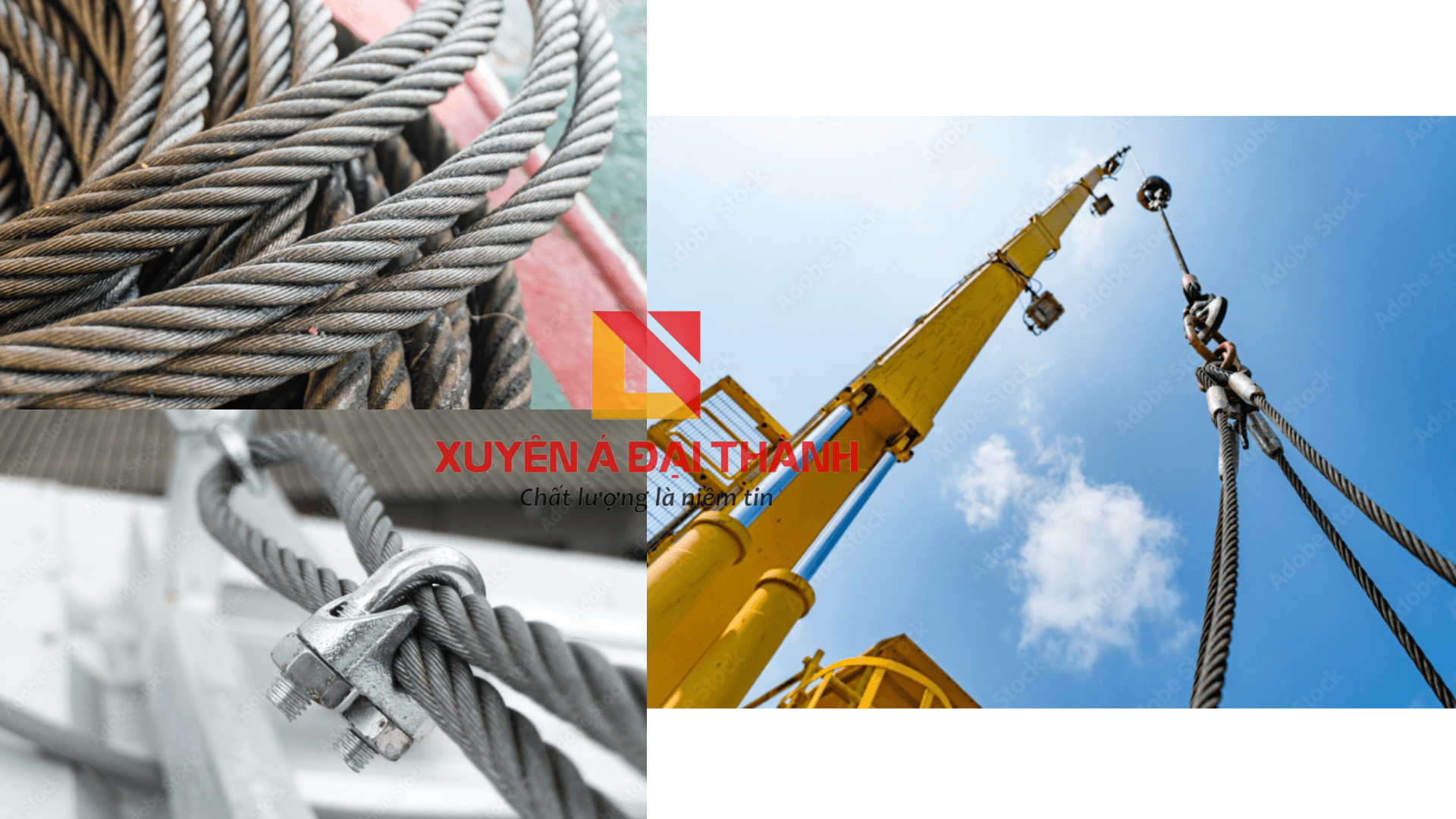 sling cáp thép kết hợp cầu trục