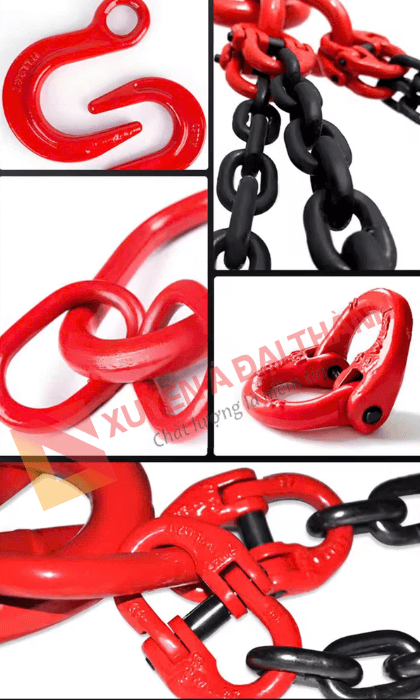 Bộ phận bộ dây xích đen cẩu hàng