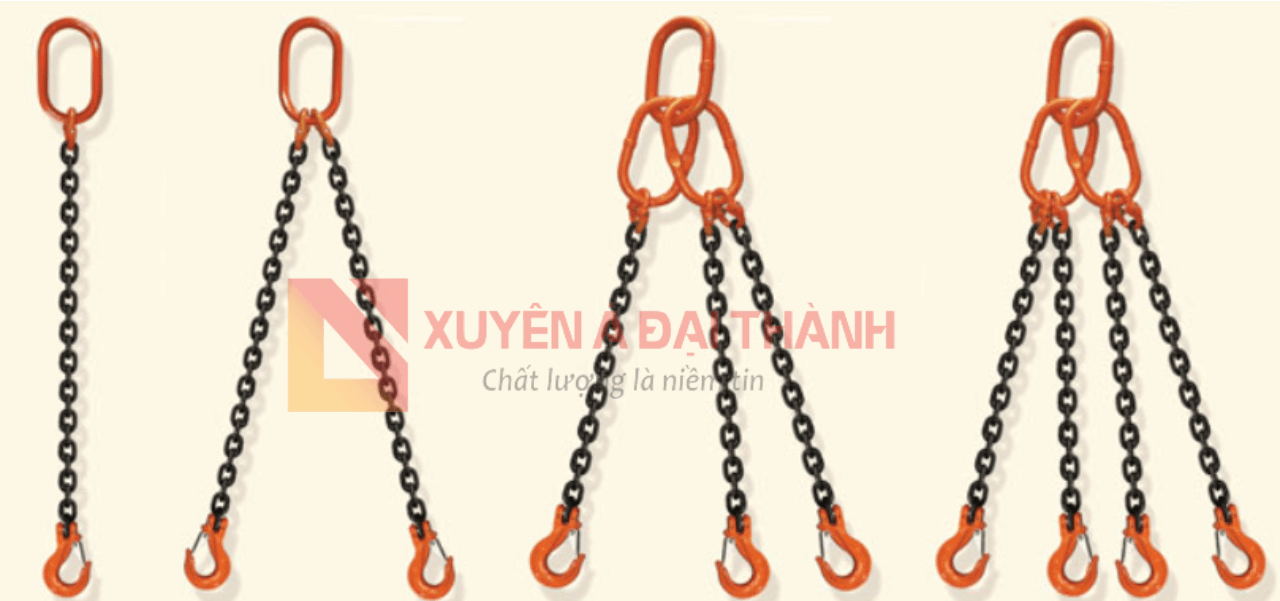 Các loại sling xích phổ biến
