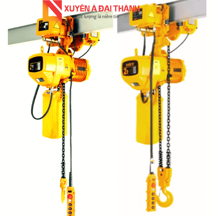 Pa Lăng Xích Điện 2 Tấn 1,2 xích - Di Chuyển