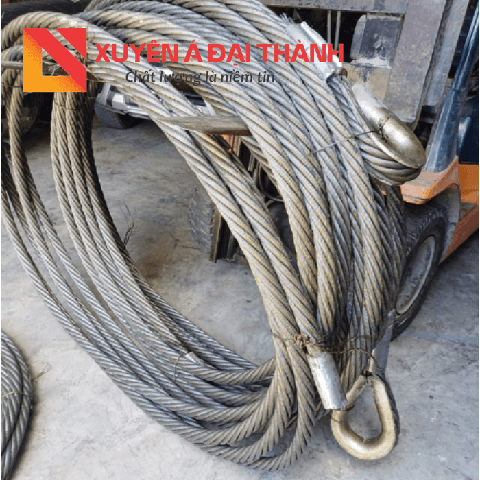 Cáp cẩu hàng 1 chân mắt cứng