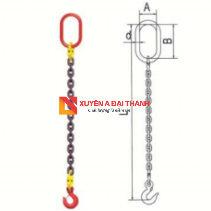 Dây xích sắt phi 30 