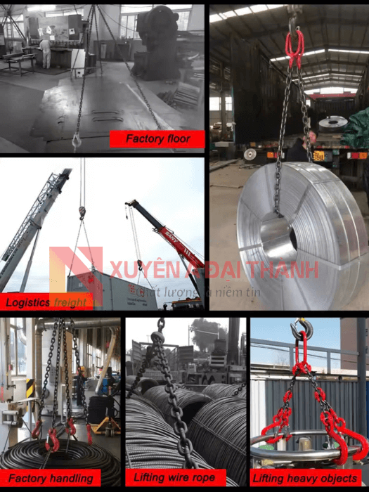 Ứng dụng Xích Chùm Chịu Lực
