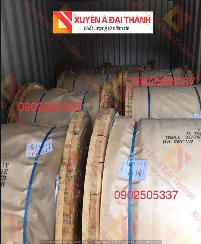 Cáp thép khi được giao cho đơn vị vận chuyển