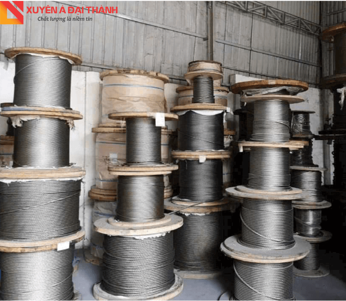 Kho cáp thép Chungwoo nhập bởi Xuyên Á Đại Thành