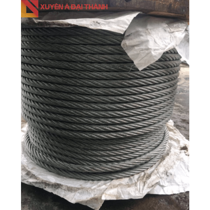 Cáp thép lõi đay DSR, cấu trúc 6x36+FC, nhập bởi Xuyên Á Đại Thành