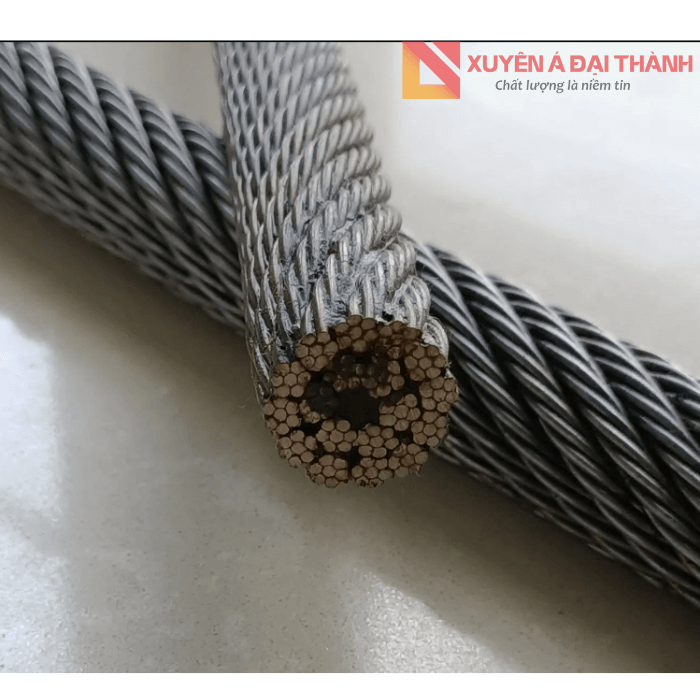 Cấu trúc cáp 19x7 lõi thép