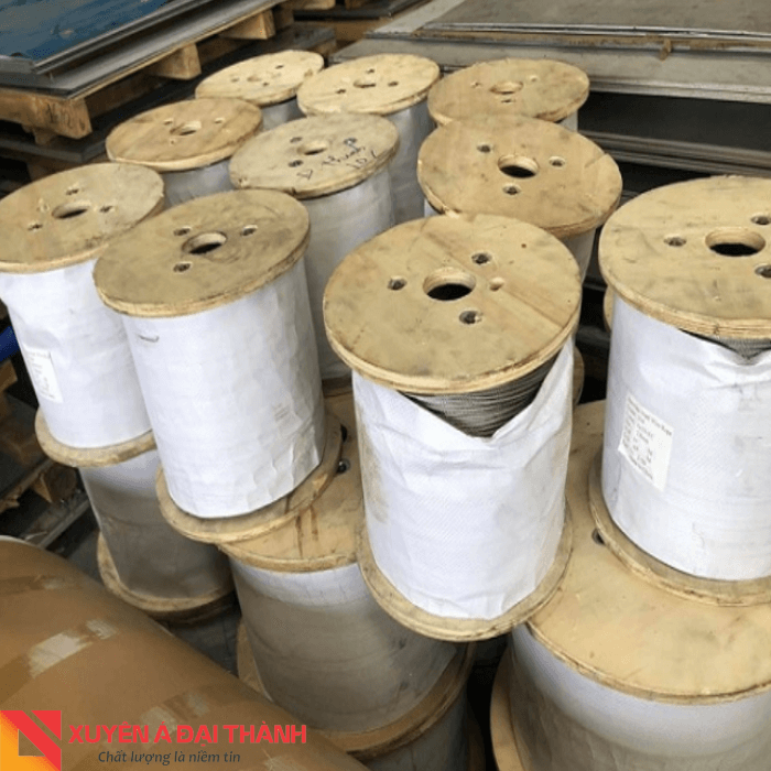 cáp inox 304 được Xuyên Á Đại Thành giao tới khách hàng