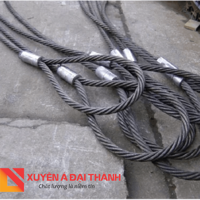 Cáp thép bấm chì mắt mềm