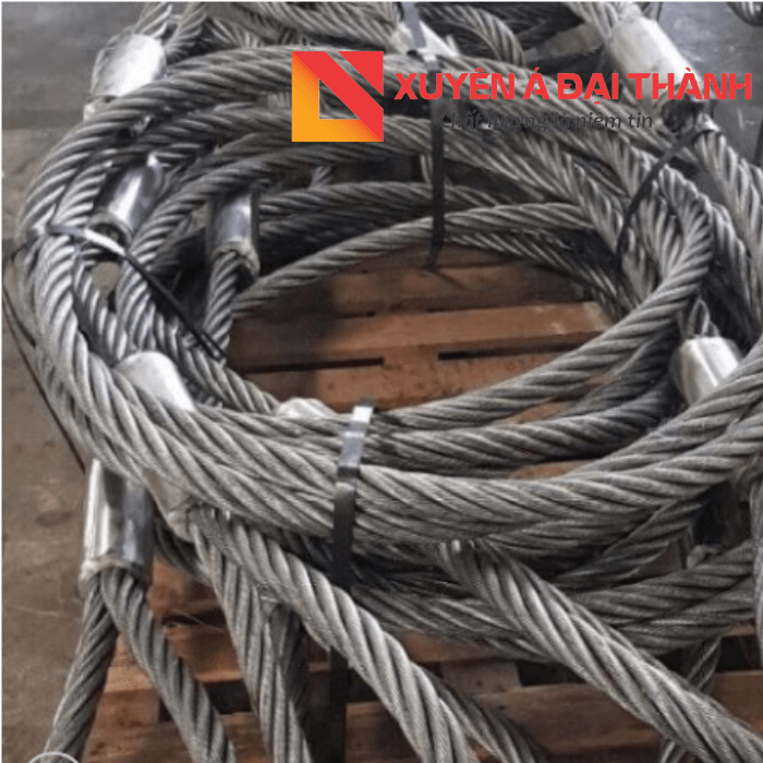 Cáp thép 1 chân dùng đê cẩu hàng hóa