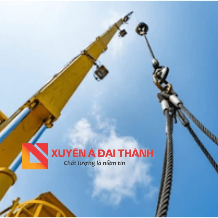Sling cáp thép 4 chân trong nâng hạ