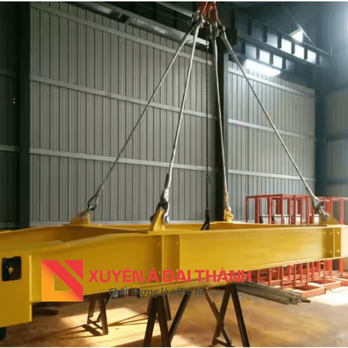 Cáp thép 4 chân trong nâng hạ