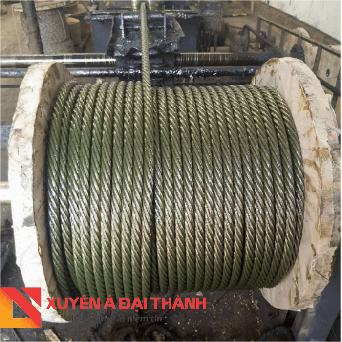 Cáp thép cấu trúc 8x19S+lõi bố