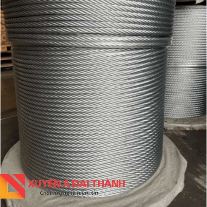 Cáp thép cẩu cấu trúc 6x19