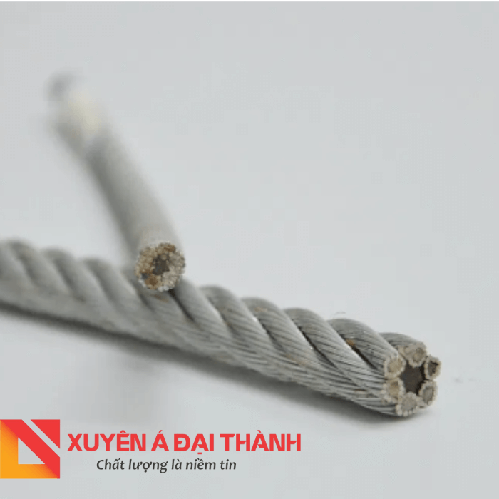 lõi dây cáp thép bọc nhựa D10