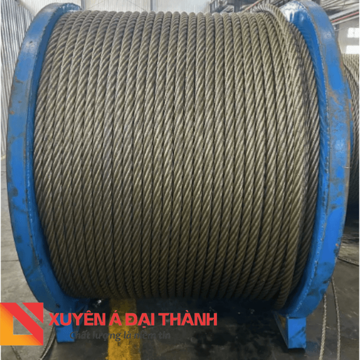 Cáp thép cẩu trục cấu trúc 6x19
