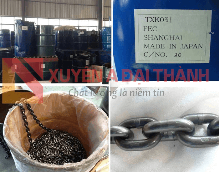 Nhập khẩu dây xích tại Xuyên Á Đại Thành