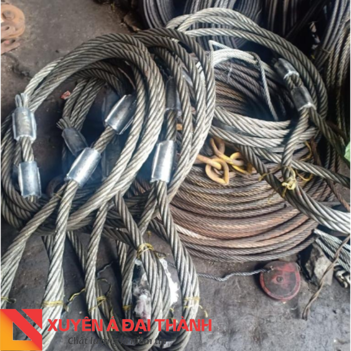 Cáp thép bấm chì mắt mềm