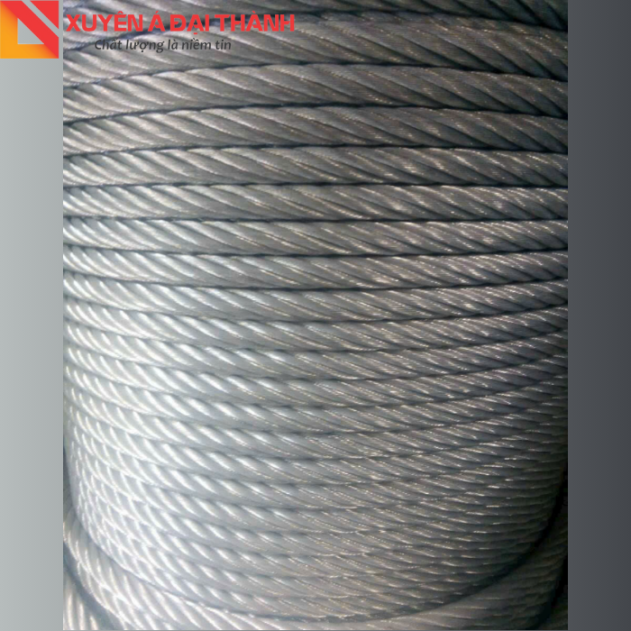 Cáp thép mạ kẽm 6x37, CHUNGWOO - Hàn Quốc