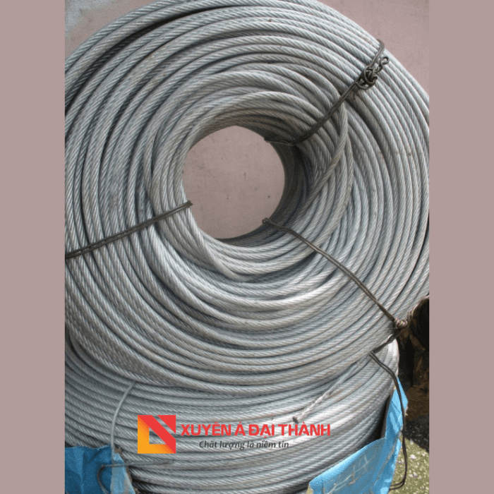 Cáp thép bọc nhựa