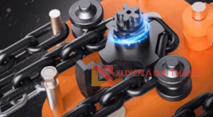 Bánh xe dẫn hướng bằng thép hợp kim đôi