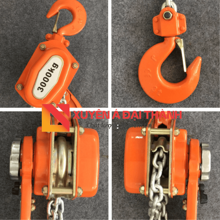 Cấu tạo Palang xích lắc tay 3000kg KAWASAKI dòng VA