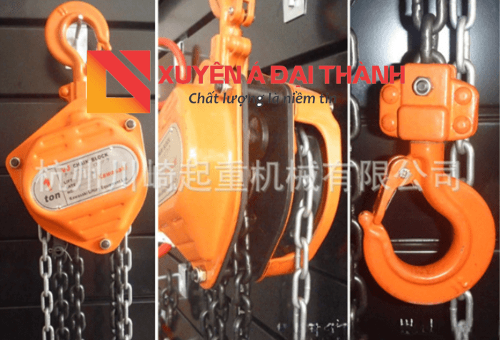 Cấu tạo palang xích kéo tay loại VJ