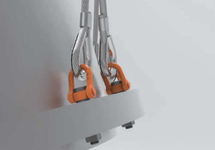 Vòng nâng hàng kết hợp sling cáp thép trong thực tế
