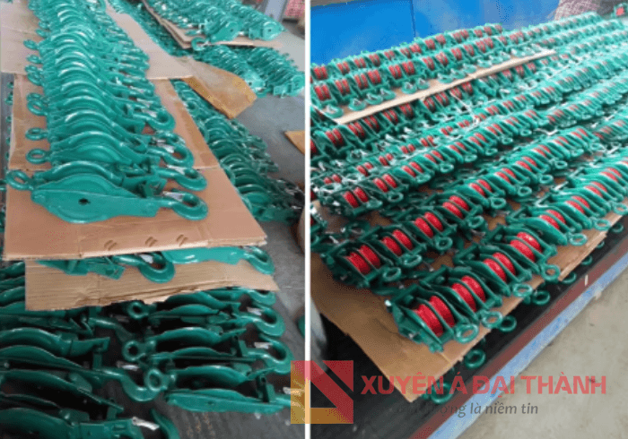 Xưởng khối nâng ròng rọc - cáp dây ròng rọc